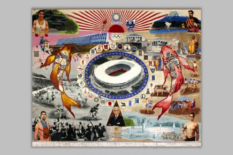 ببینید | رونمایی از قالی اطلس ویژه المپیک ۲۰۲۰ توکیو در تبریز