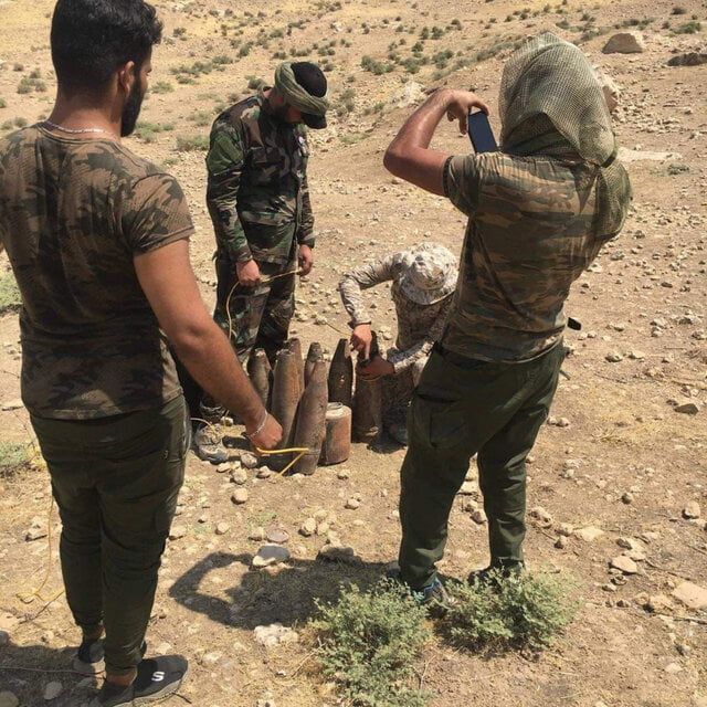 الحشدالشعبی عملیات انفجار دکلهای برق را ناکام گذاشت/عکس
