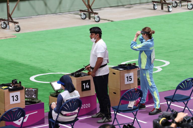 تصاویر | رقابت نمایندههای ایران در میکس تپانچه در المپیک