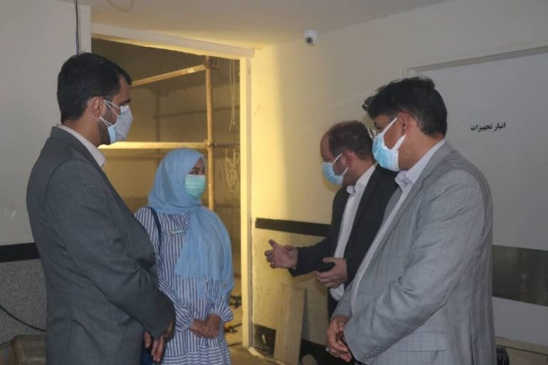 بازدید معاونان و مدیران سازمان منطقه آزاد قشم از امکانات بیمارستان پیامبر اعظم (ص)
