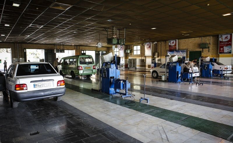 معاینه فنی تاکسی های اینترنتی
