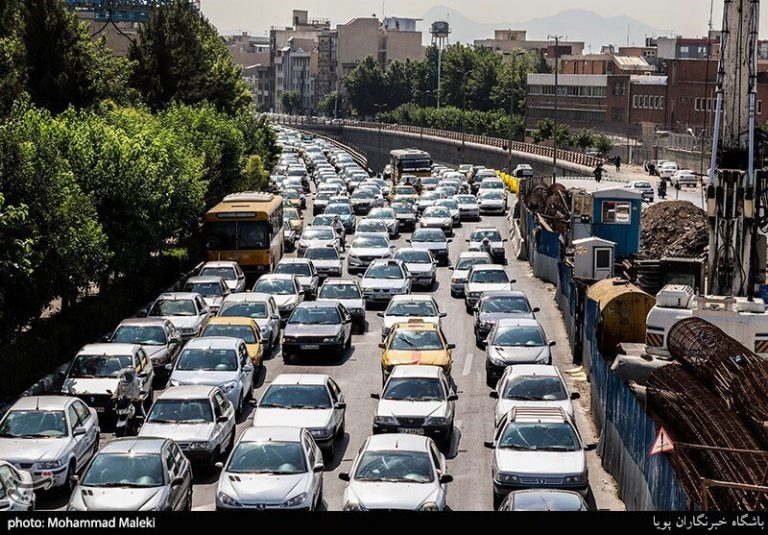 آخرین وضعیت ترافیکی معابر و بزرگراههای شهر تهران