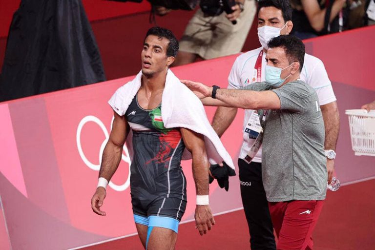 تصاویر | کشتیگیر کوبایی مقابل محمدعلی گرایی زانو زد