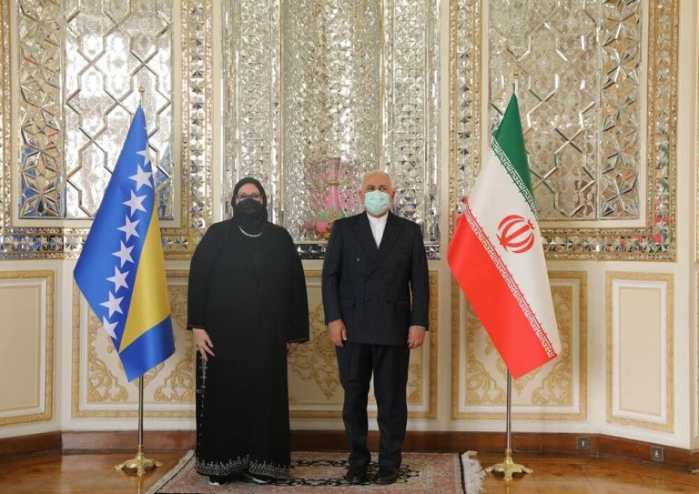 دیدار وزیران امور خارجه ایران و بوسنی در تهران