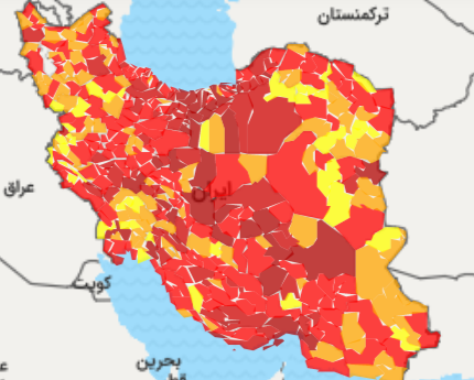 هر ۲.۵ ثانیه یک نفر در ایران به کرونا مبتلا شد، هر 4 دقیقه یک نفر فوت کرد