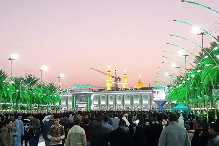 ببینید | حال و هوای شب اول محرم در بین الحرمین کربلای معلی