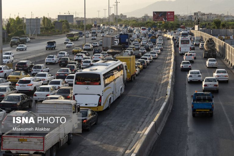 تصاویر | ترافیک اتوبان کرج – قزوین پس از اعلام تعطیلات چند روزه!