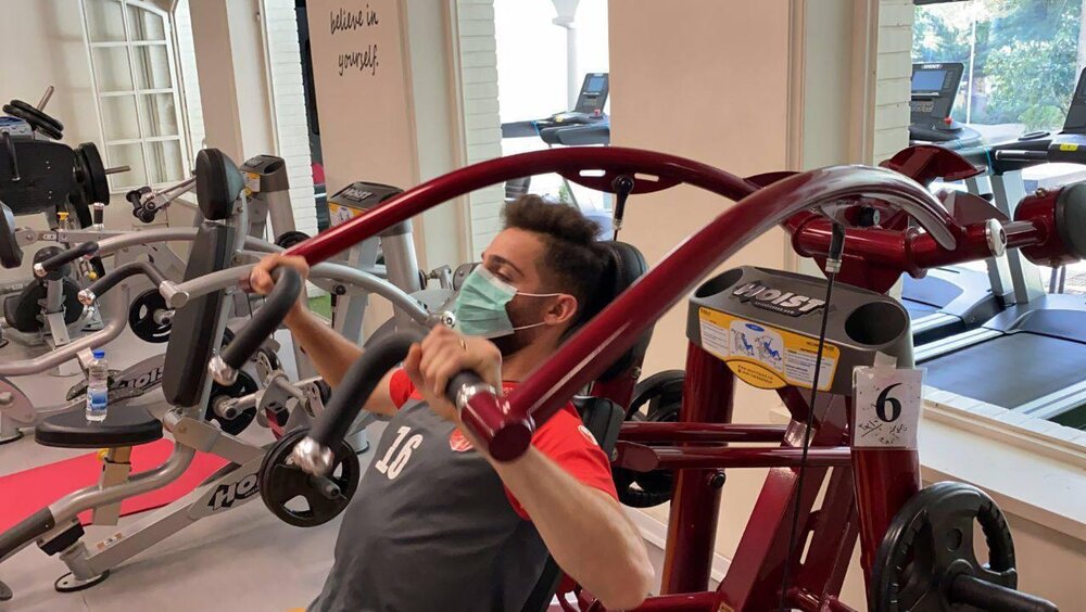 تمرین پرسپولیس در سالن/عکس