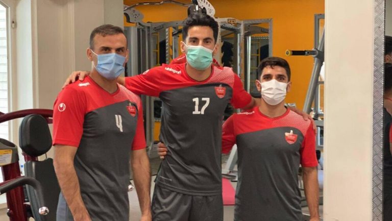 پرسپولیسیها وزنه زدند/عکس