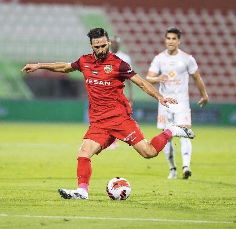 ستاره محبوب پرسپولیسیها با پیراهن الشباب/عکس