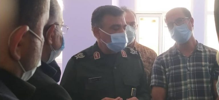 بازدید فرمانده بهداری نیروی زمینی سپاه از بیمارستان جدید آیت اله طالقانی آبادان