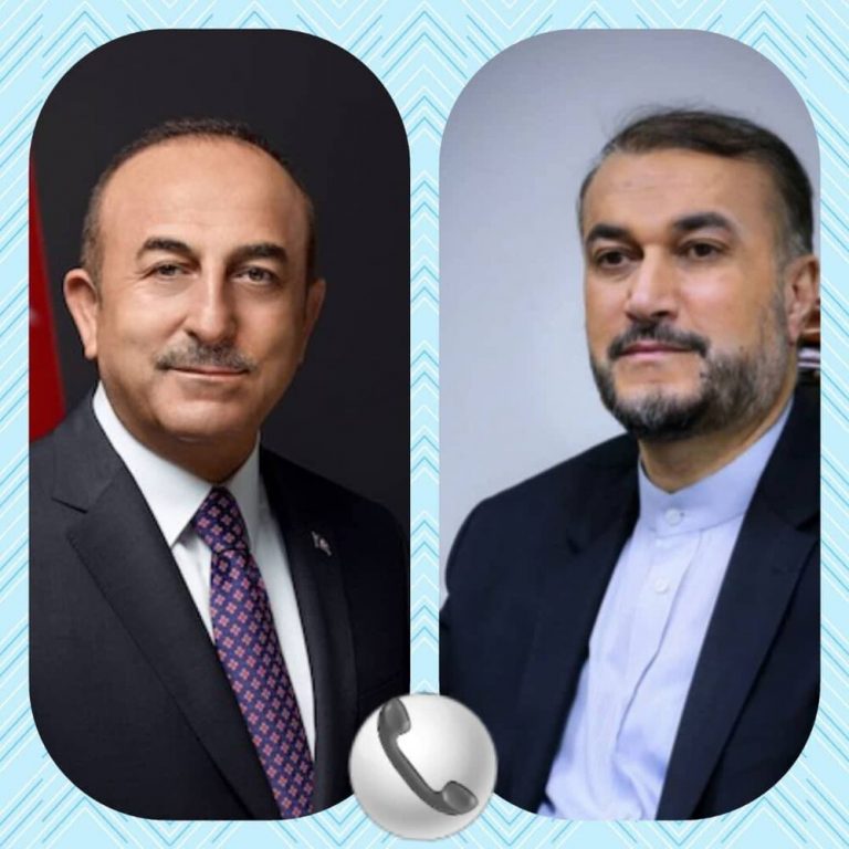 چاوش اوغلو به امیرعبداللهیان تبریک گفت
