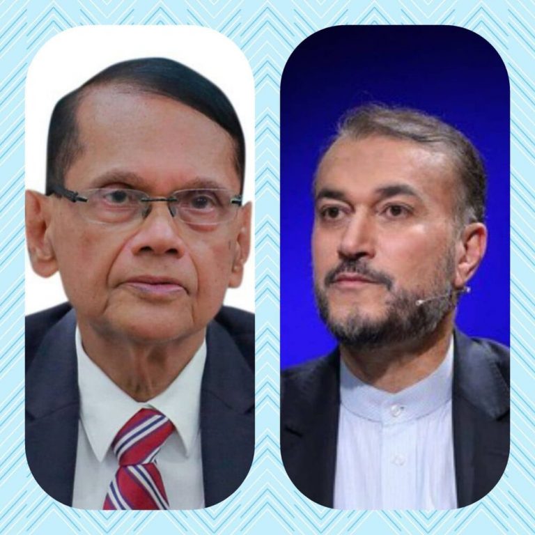 پیام تبریک وزیرخارجه سریلانکا به امیرعبداللهیان