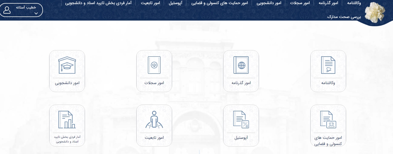 خدمات کنسولی میخک