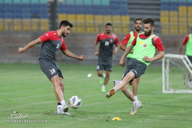 گزارش تمرین پرسپولیس در غیبت دو مربی