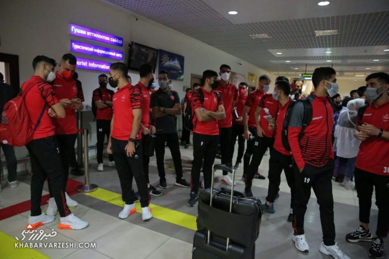 تصاویر| پرسپولیسیها وارد دوشنبه شدند