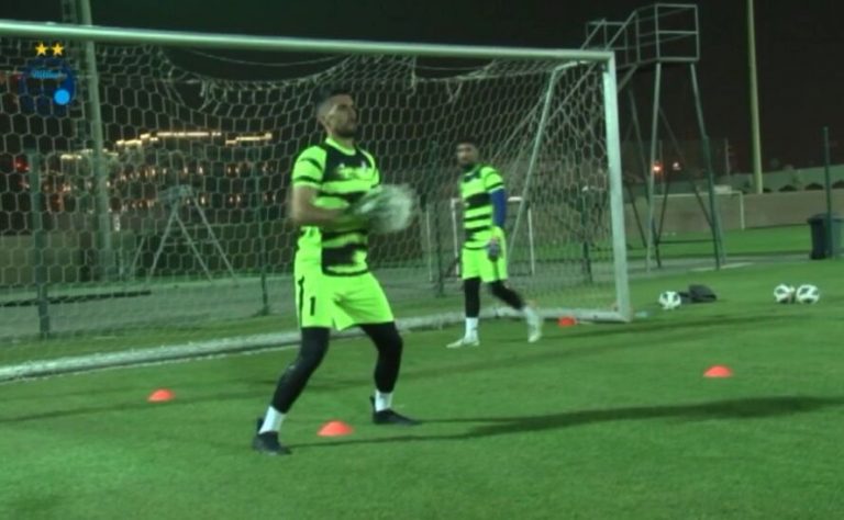 ویدیو| آمادگی دروازه بان استقلال برای تقابل با الهلال