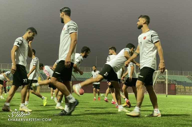 تمرین چالشی پرسپولیس برگزار شد
