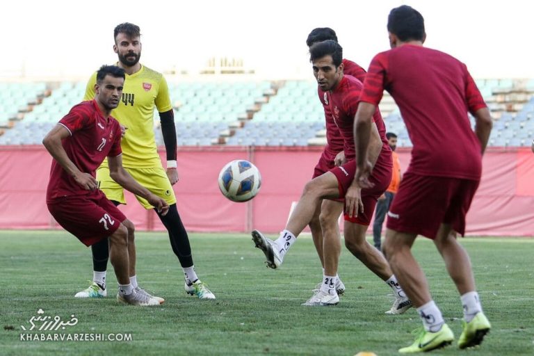 تمرین پرسپولیسیها در حضور یک میهمان ویژه