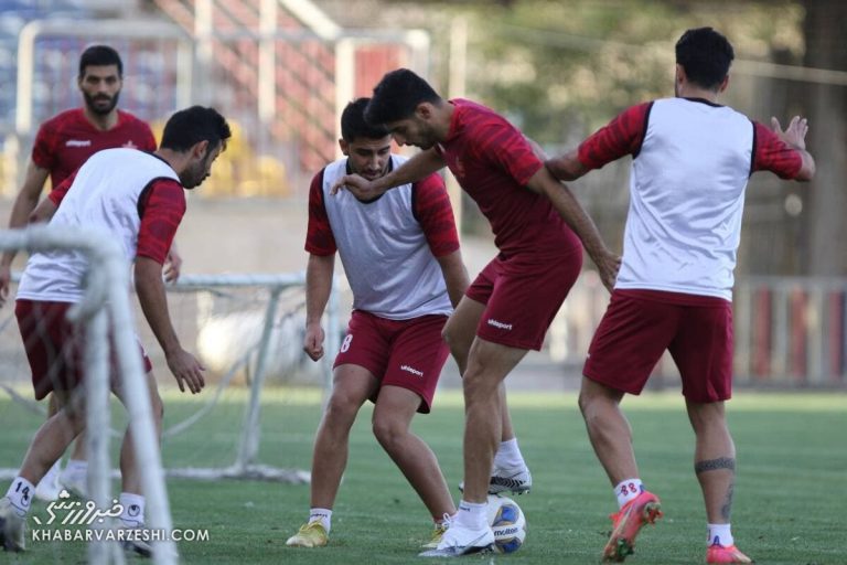 کامیابینیا در تمرین گروهی پرسپولیس حاضر شد
