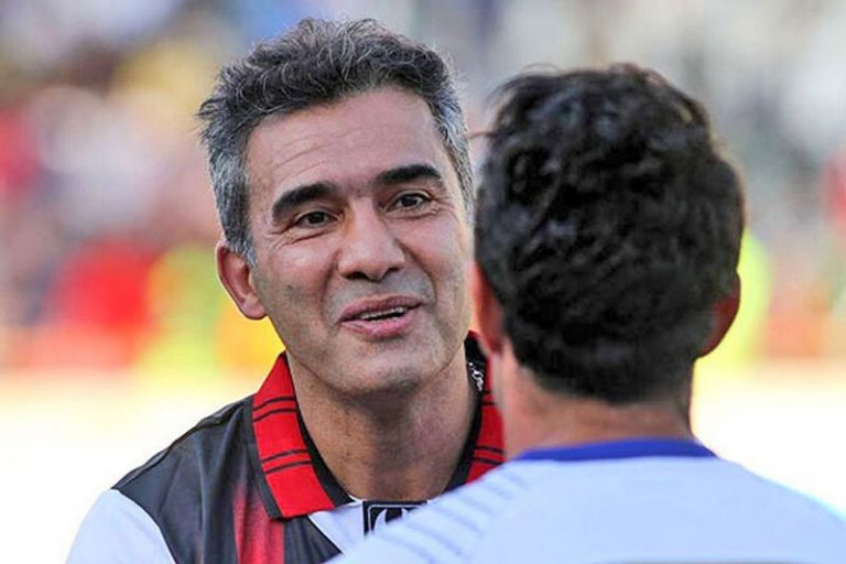 عقاب آسیا در کنار پیشکسوت جنجالی پرسپولیس/عکس