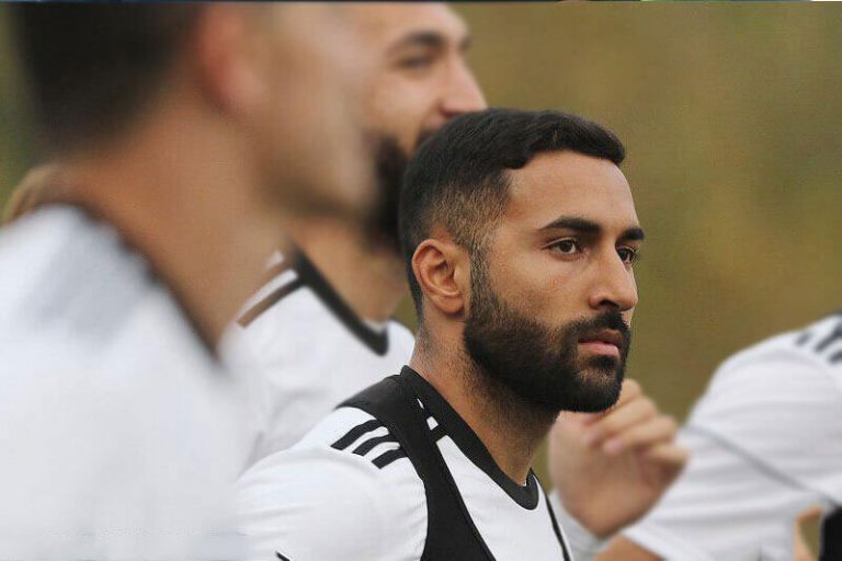 جشن تولد سامان قدوس در اردوی تیمملی/عکس