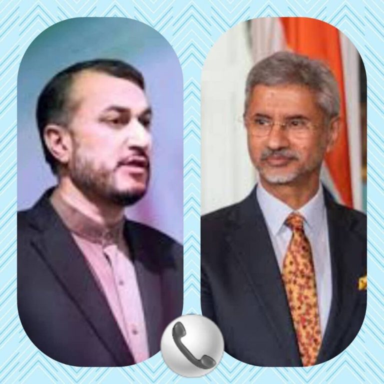 گفتگوی تلفنی وزیرخارجه هند با امیرعبداللهیان