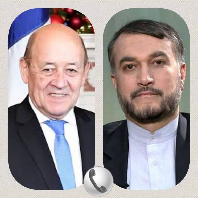 گفتگوی تلفنی وزیران خارجه ایران و فرانسه/ امیرعبداللهیان: تسلیم فشارهای آمریکا نمیشویم