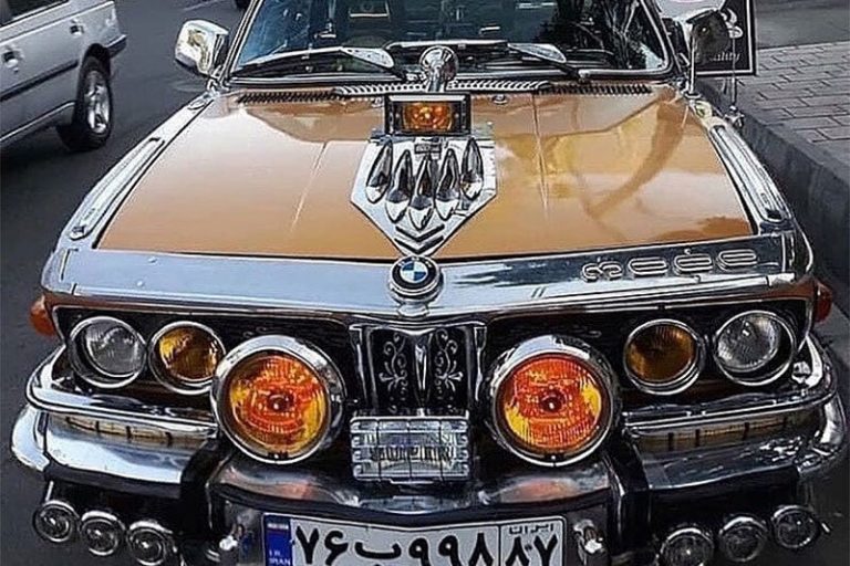 ببینید | طراحی حیرت‌انگیز یک BMW قدیمی توسط یک شهروند زنجانی