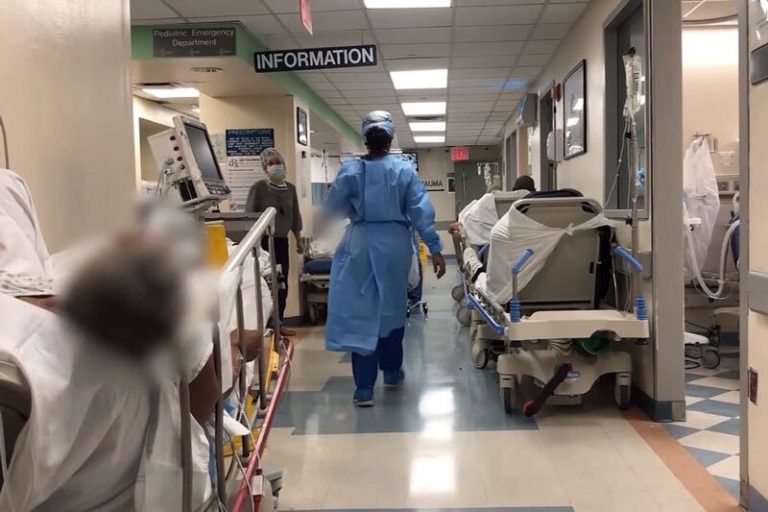 تصاویر | حرکت شگفتانگیز و مبتکرانه یک پرستار جهت تقدیر از کادر درمان