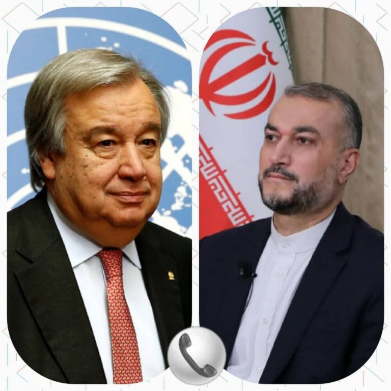 امیرعبداللهیان در گفتگو با گوترش: در مذاکراتی شرکت میکنیم که نتیجه ملموس داشته باشد/پرونده ترور سردار سلیمانی را با جدیت دنبال میکنیم