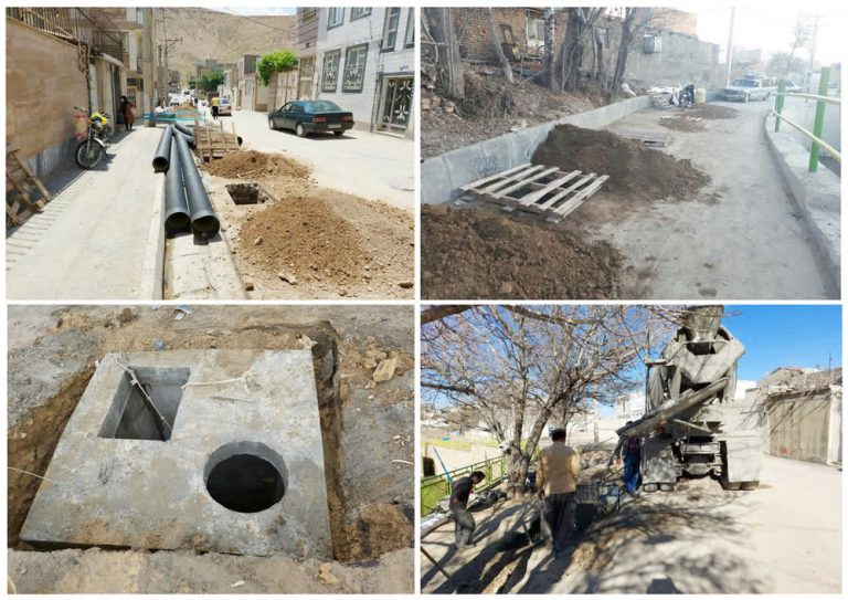 مراحل پایانی اجرای شبکه جمع آوری و انشعابات فاضلاب محدوده سنجان و کرهرود