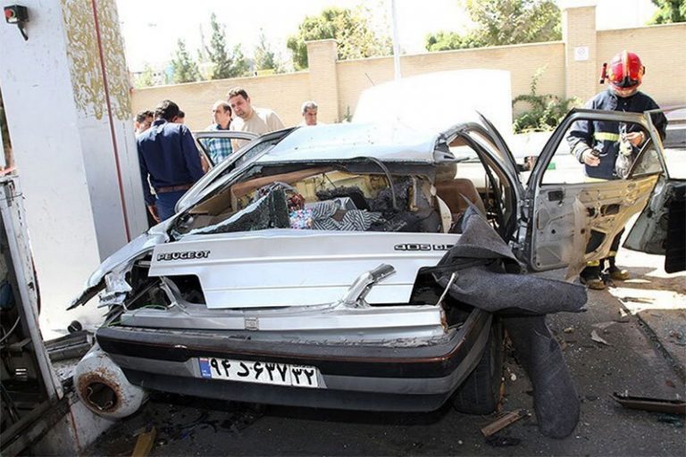 ببینید | انفجار مرگبار مخزن CNG در پمب گاز در مشهد