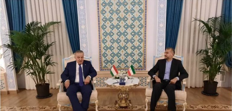 امیرعبداللهیان با وزیرخارجه تاجیکستان دیدار کرد