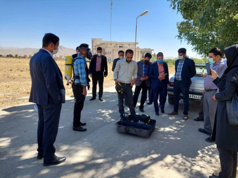 برگزاری مانور ارتقای حفاظت از تاسیسات آب در چهارمحال و بختیاری