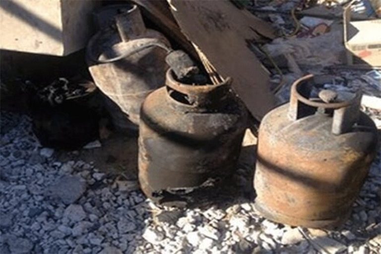 ببینید | لحظه هولناک انفجار مرگبار کپسول گاز در یک مغازه در چین