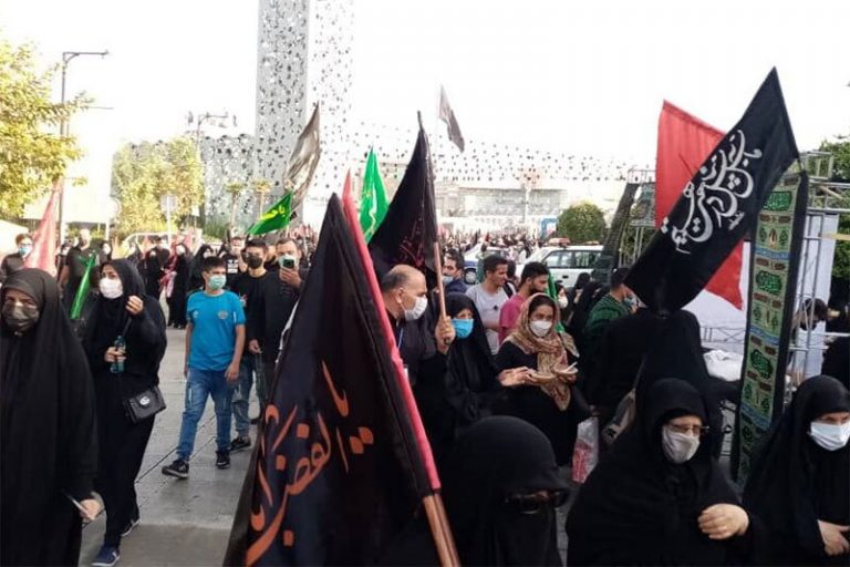 تصاویر | پیاده روی جاماندگان اربعین حسینی در تهران