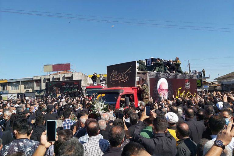 ببینید | تشییع علامه حسن زاده آملی در آمل مازندران