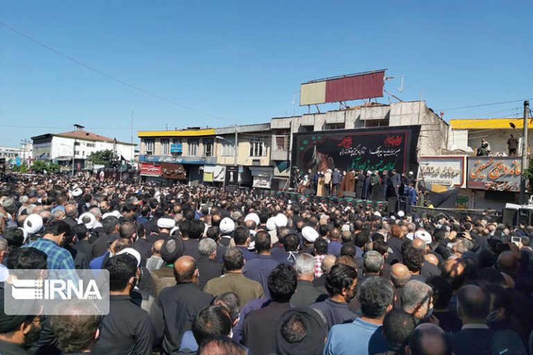 تصاویر | تشییع پیکر علامه حسنزاده آملی همزمان با اربعین حسینی