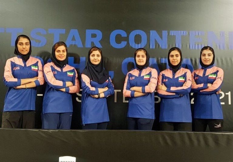 زنان پینگپنگباز ایران سهمیه جهانی گرفتند