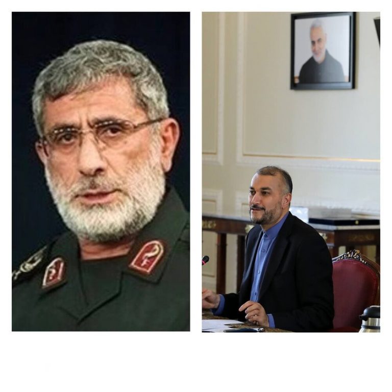 قاآنی به دیدار امیرعبداللهیان در وزارت خارجه رفت