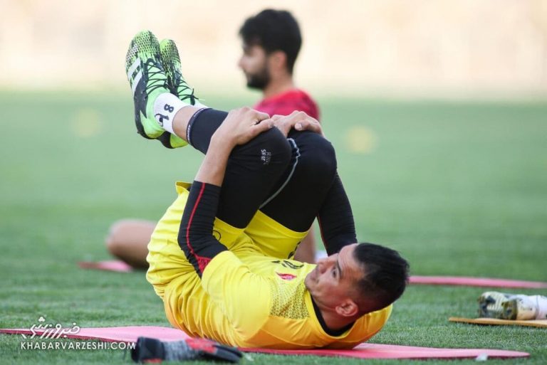 عکس| امید یحیی به آمادگی این ستاره پرسپولیس مقابل الهلال