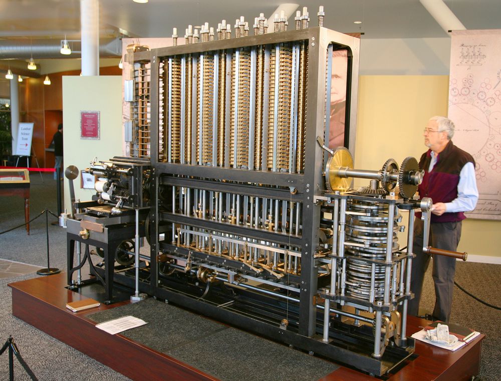 موتور تحلیلی چارلز بییج (Babbage's Analytical Engine):