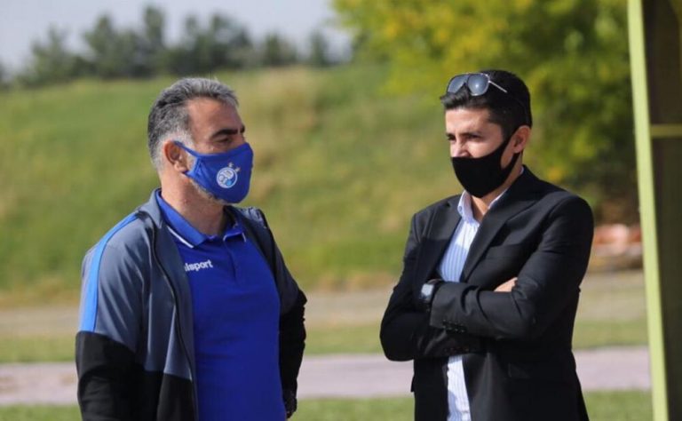 کاپیتان استقلال با پشت مو/عکس