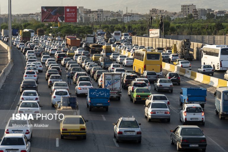 ترافیک صبحگاهی سنگین در ۶ معبر بزرگراهی تهران