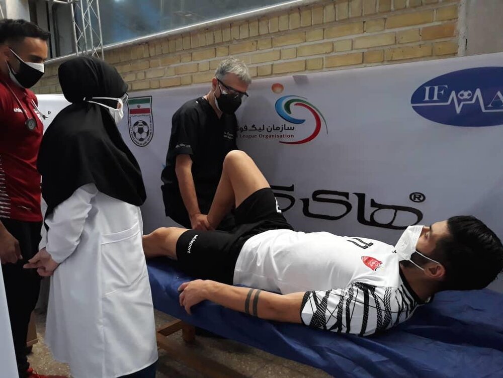 تست پزشکی بازیکنان پرسپولیس انجام شد/عکس