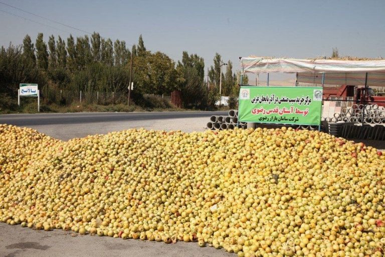 ورود آستان قدس رضوی برای خرید سیب صنعتی آذربایجانغربی