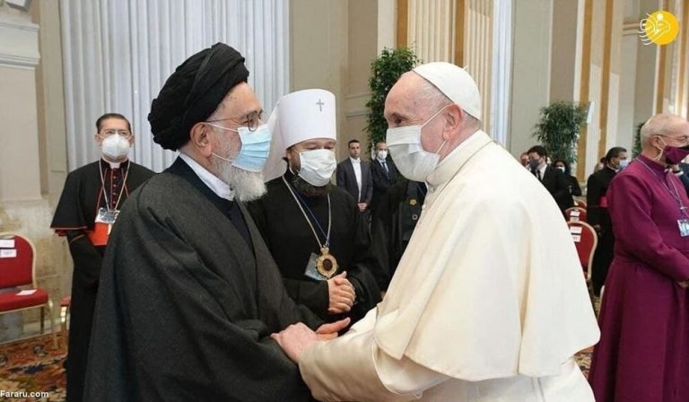 ببینید | سخنرانی آیتالله محقق داماد به زبان انگلیسی در گردهمایی ادیان جهان در واتیکان