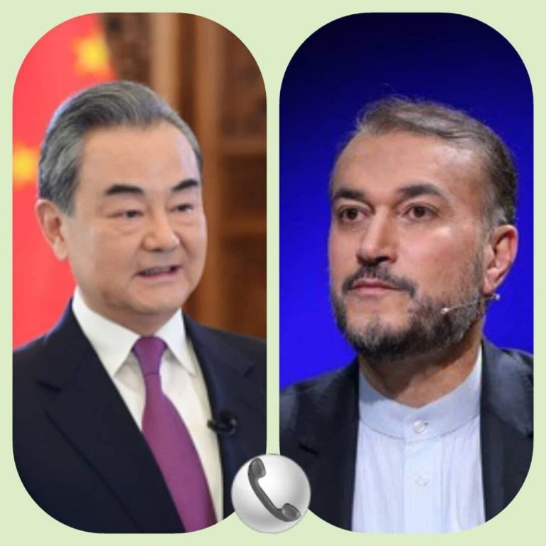گفتگوی تلفنی امیرعبداللهیان با وزیرخارجه چین