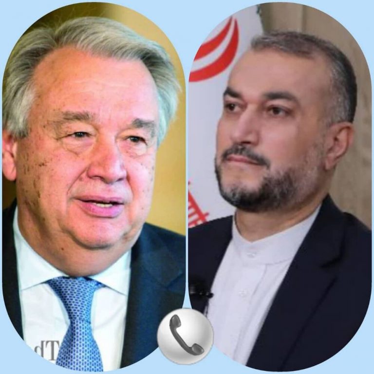 اتمام حجت امیرعبداللهیان با گوترش: به تعهداتشان عمل کنند تا عمل کنیم